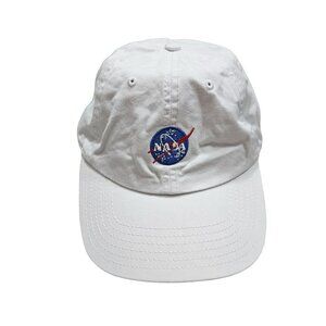 Buzz Aldrin NASA Logo White Baseball Cap Adjustable Strap Cotton Adult‎ Space